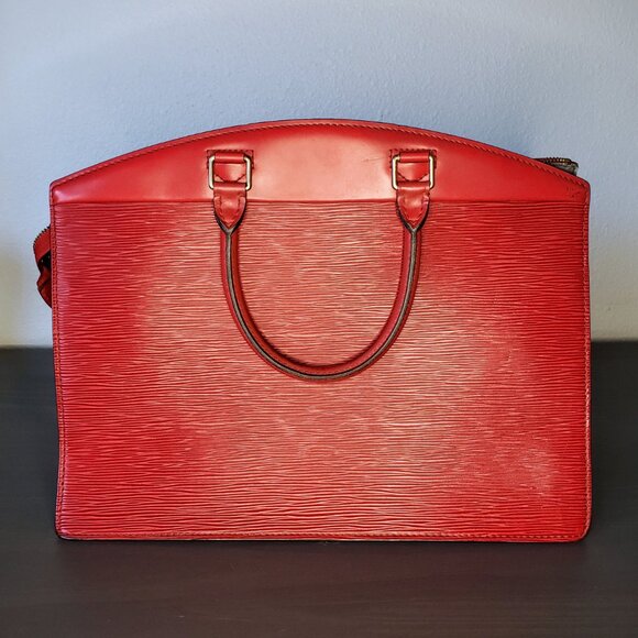 Louis Vuitton Riviera Vanity Tote - Vintage Red Epi Leather w/ COA - Picture 4 of 16